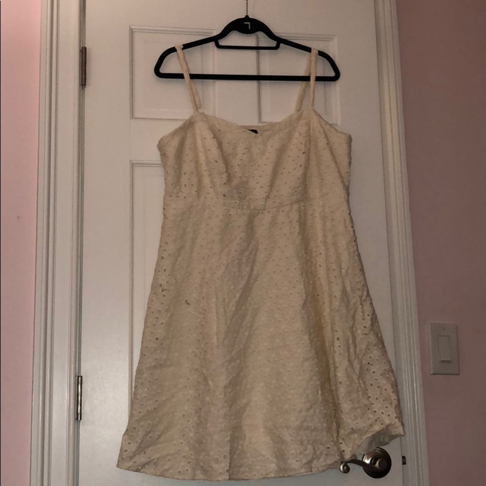 White sun dress